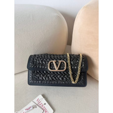 Valentino Oxalis Woven Shoulder Bag Crossbody Bag 22070 Valentino Oxalis Woven Shoulder Bag Crossbody Bag 22070