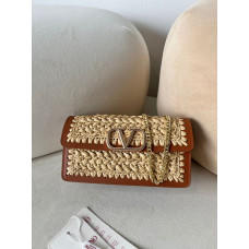 Valentino Oxalis Woven Shoulder Bag Crossbody Bag 22070 Valentino Oxalis Woven Shoulder Bag Crossbody Bag 22070