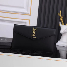 Yves Saint Lauren YSL Uptown Large Wallet Envelope 565739 Clutch Purse Handbag MMYSJ27