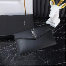 Yves Saint Lauren YSL Uptown Large Wallet Envelope 565739 Clutch Purse Handbag MMYSJ28
