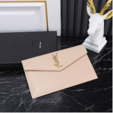 Yves Saint Lauren YSL Uptown Large Wallet Envelope 565739 Clutch Purse Handbag MMYSJ31