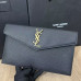 Yves Saint Lauren YSL Uptown Large Wallet Envelope 565739 Clutch Purse Handbag MMYSJ32
