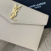 Yves Saint Lauren YSL Uptown Large Wallet Envelope 565739 Clutch Purse Handbag MMYSJ36