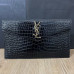 Yves Saint Lauren YSL Uptown Large Wallet Envelope 565739 Clutch Purse Handbag MMYSJ40