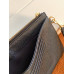 Yves Saint Lauren YSL Monogram Zipper 423297 Clutch Purse Handbag MMYSJ45