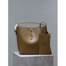 Yves Saint Lauren YSL LE 5A7 Large 742828 Hobo Bucket Bag Shoulder Bag MMYSB12
