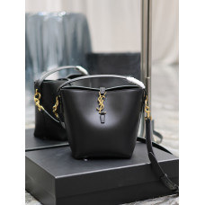 Yves Saint Lauren YSL LE 37 Small 749036 Hobo Bucket Bag Shoulder Bag MMYSB15