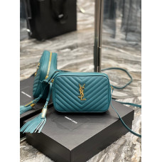 Yves Saint Lauren YSL Lou Camera Bag  Shoulder Bag Crossbody Bag Purse MMYSE17
