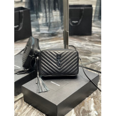 Yves Saint Lauren YSL Lou Camera Bag  Shoulder Bag Crossbody Bag Purse MMYSE18