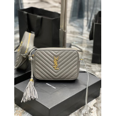 Yves Saint Lauren YSL Lou Camera Bag  Shoulder Bag Crossbody Bag Purse MMYSE24