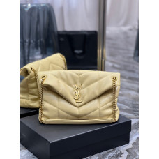 Yves Saint Lauren YSL Loulou Puffer Large 577475 Shoulder Bag Handbag Purse MMYSF03