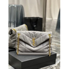 Yves Saint Lauren YSL Loulou Puffer Large 577475 Shoulder Bag Handbag Purse MMYSF09