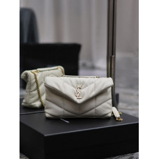Yves Saint Lauren YSL Loulou Puffer Mini 759337 Shoulder Bag Handbag Purse MMYSF15