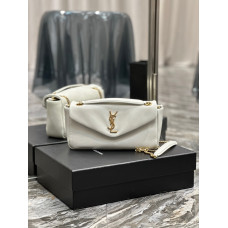 Yves Saint Lauren YSL Calypso 734153 Shoulder Bag Handbag Purse MMYSC04