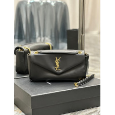 Yves Saint Lauren YSL Calypso 734153 Shoulder Bag Handbag Purse MMYSC06
