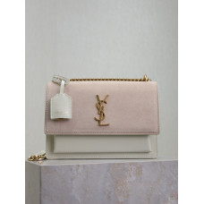 Yves Saint Lauren YSL Sunset 22cm 422906 Shoulder Bag Handbag Purse MMYSP02