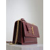 Yves Saint Lauren YSL Sunset 22cm 422906 Shoulder Bag Handbag Purse MMYSP06