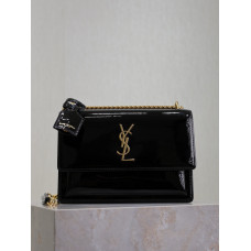 Yves Saint Lauren YSL Sunset 22cm 422906 Shoulder Bag Handbag Purse MMYSP07