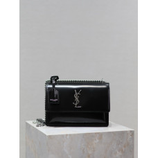 Yves Saint Lauren YSL Sunset 22cm 422906 Shoulder Bag Handbag Purse MMYSP08