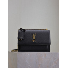 Yves Saint Lauren YSL Sunset 22cm 422906 Shoulder Bag Handbag Purse MMYSP09