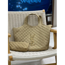 Yves Saint Lauren YSL Icare Tote Shoulder Bag Handbag 698651