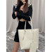 Yves Saint Lauren YSL Shopping Bag Tote Shoulder Bag Handbag 600306