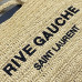 Yves Saint Lauren YSL Rive Gauche Woven Tote Shoulder Bag Handbag 688864