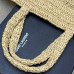 Yves Saint Lauren YSL Rive Gauche Woven Tote Shoulder Bag Handbag 688864