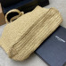 Yves Saint Lauren YSL Rive Gauche Woven Tote Shoulder Bag Handbag 688864
