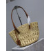Yves Saint Lauren YSL Woven Tote Shoulder Bag Handbag 761461