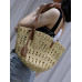 Yves Saint Lauren YSL Woven Tote Shoulder Bag Handbag 761461