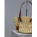 Yves Saint Lauren YSL Woven Tote Shoulder Bag Handbag 761461