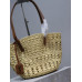Yves Saint Lauren YSL Woven Tote Shoulder Bag Handbag 761461
