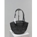 Yves Saint Lauren YSL Woven Tote Shoulder Bag Handbag 761461