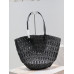 Yves Saint Lauren YSL Woven Tote Shoulder Bag Handbag 761457