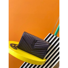 Yves Saint Lauren YSL Envelope Clutch 377828 WOC Wallet on Chain Shoulder Bag MMYSN03
