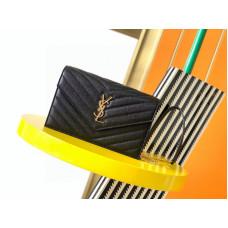 Yves Saint Lauren YSL Envelope Clutch 393953 WOC Wallet on Chain Shoulder Bag MMYSN05