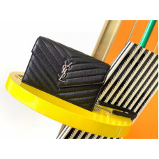 Yves Saint Lauren YSL Envelope Clutch 393953 WOC Wallet on Chain Shoulder Bag MMYSN06