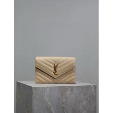 Yves Saint Lauren YSL Envelope Clutch 393953 WOC Wallet on Chain Shoulder Bag MMYSN08