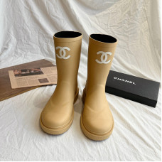Chanel Women's Shoes Flat Tall Boots HXSCHD06