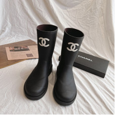 Chanel Women's Shoes Flat Tall Boots HXSCHD07