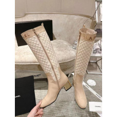 Chanel Women's Shoes Heigh Heel Tall Boots 5.5cm HXSCHD13