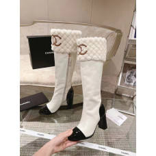 Chanel Women's Shoes Heigh Heel Tall Boots 8.5cm HXSCHD16