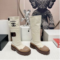 Chanel Women's Shoes Flat Tall Boots HXSCHD24