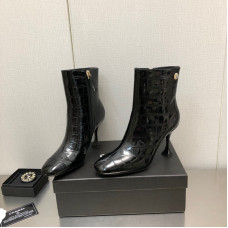 Chanel Women's Shoes Heigh Heel Short Boots 9cm HXSCHD43