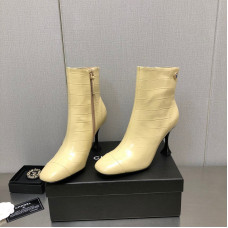 Chanel Women's Shoes Heigh Heel Short Boots 9cm HXSCHD45