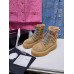 Chanel Women's Shoes for Winter Flat Short Boots Lace Up HXSCHE10