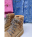 Chanel Women's Shoes for Winter Flat Short Boots Lace Up HXSCHE10