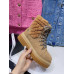 Chanel Women's Shoes for Winter Flat Short Boots Lace Up HXSCHE10