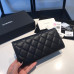 Chanel Long Flap Wallet for Women Caviar Leather Gold Hardware 31505